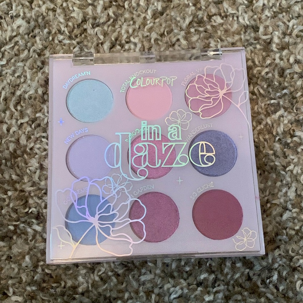 Never used Colourpop “In A Daze” palette